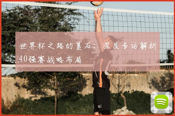 世界杯之路的基石:深度专访解析40强赛战略布局